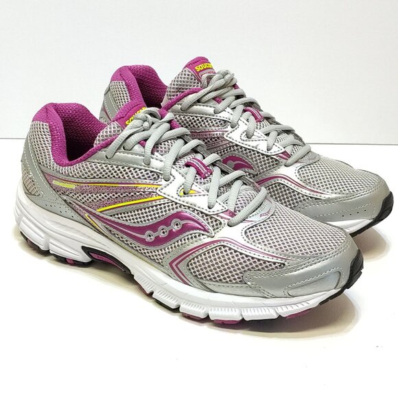 Saucony Cohesion 9 Running Shoe S15262-15 WMNS 10 Mesh Upper GRID Heel XT-600 - Picture 2 of 13